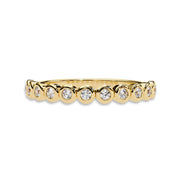0.17 Cttw Eternity Bubble Wedding Band Rings for Women Jewelry