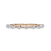 9 Stone Lab Grown Diamond Wedding Band Ring for Women