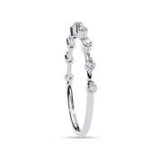 9 Stone Lab Grown Diamond Wedding Band Ring for Women
