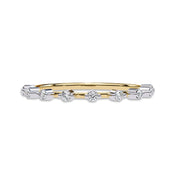 9 Stone Lab Grown Diamond Wedding Band Ring for Women