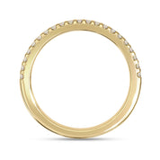 0.25 Carat Lab Grown Diamond Half Eternity Wedding Band Rings for Women