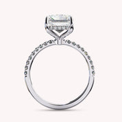 Radiant Cut Solitaire Lab Grown Diamond Engagement Ring