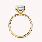 Radiant Cut Solitaire Lab Grown Diamond Engagement Ring