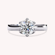 6-Prong Solitaire Lab Grown Diamond Engagement Rings