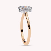 Princess Cut Solitaire Lab Grown Diamond Engagement Ring