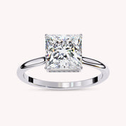 Princess Cut Solitaire Lab Grown Diamond Engagement Ring