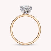 Azalea 6-Prong Solitaire Round Cut Lab Grown Diamond Engagement Ring