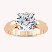 Laurel 4-Prong Solitaire Round Cut Lab Grown Diamond Engagement Ring