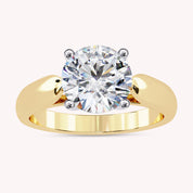 Laurel 4-Prong Solitaire Round Cut Lab Grown Diamond Engagement Ring