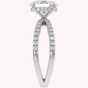 Nimue Butterfly Oval Lab Grown Diamond Engagement Ring