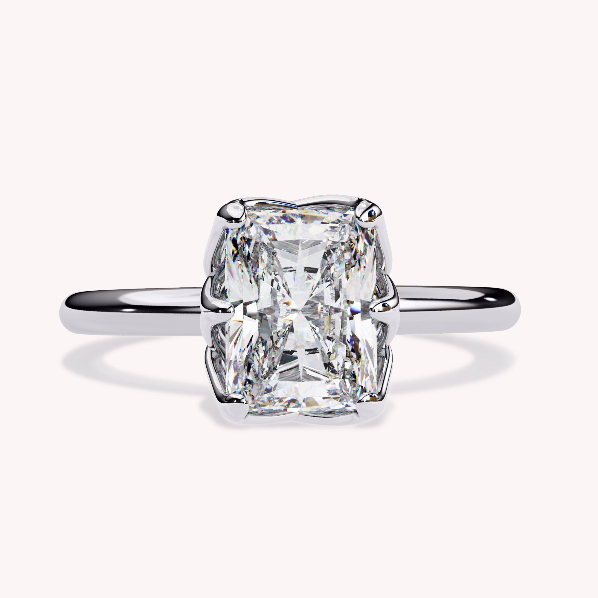 Auara 6-Prong Radiant Cut Lab Grown Diamond Engagement Ring