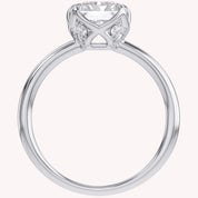 6 Prong Radiant Solitaire Lab Grown Diamond Engagement Ring