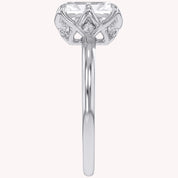 6 Prong Radiant Solitaire Lab Grown Diamond Engagement Ring