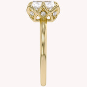 6 Prong Radiant Solitaire Lab Grown Diamond Engagement Ring
