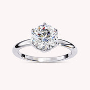 Axel 6-Prong Round Cut Lab Grown Diamond Engagement Ring