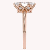6 Prong Marquise Solitaire Lab Grown Diamond Engagement Ring