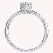 6 Prong Marquise Solitaire Lab Grown Diamond Engagement Ring