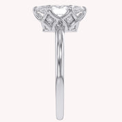 6 Prong Marquise Solitaire Lab Grown Diamond Engagement Ring