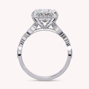 Halo Solitaire Lab Grown Diamond Engagement Ring