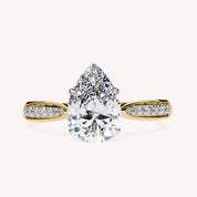 Polly Pear Cut Stackable Lab Grown Diamond Engagement Ring