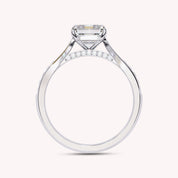 Nadia Emerald Cut Stackable Lab Grown Diamond Engagement Ring