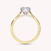 Nadia Emerald Cut Stackable Lab Grown Diamond Engagement Ring