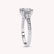 Briar Cushion Cut Lab Grown Diamond Engagement Ring