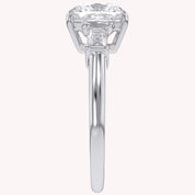 Lab Grown Diamond Three Stone Engagement Ring