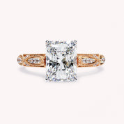 Robert Beaded Solitaire Lab Grown Diamond Engagement Ring