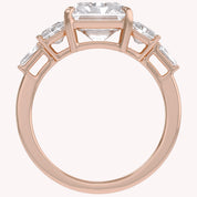 Esmarie Five Stone Radiant Cut Lab Grown Diamond Engagement Ring