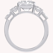 Esmarie Five Stone Radiant Cut Lab Grown Diamond Engagement Ring