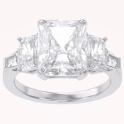 Esmarie Five Stone Radiant Cut Lab Grown Diamond Engagement Ring