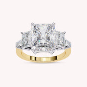 Esmarie Five Stone Radiant Cut Lab Grown Diamond Engagement Ring
