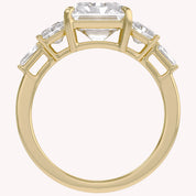 Esmarie Five Stone Radiant Cut Lab Grown Diamond Engagement Ring