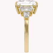 Esmarie Five Stone Radiant Cut Lab Grown Diamond Engagement Ring