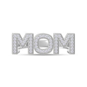 Lab Created Moissanite MOM Ring