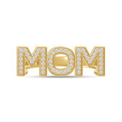 Lab Created Moissanite MOM Ring