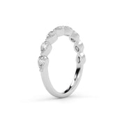 IGI Certified Lab Grown Diamond Half Eternity Pear Ring