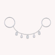 Right Hand Two Finger Chain Ring