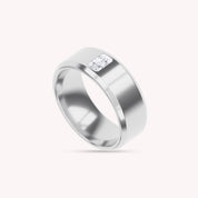 Radiant Shape 0.30 Carat Lab Grown Diamond Band Ring