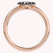 Georgian Solitaire Engagement Ring 1 Carat Lab Grown Diamond