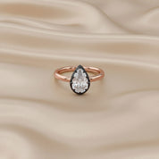 Georgian Solitaire Engagement Ring 1 Carat Lab Grown Diamond