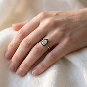 Georgian Solitaire Engagement Ring 1 Carat Lab Grown Diamond
