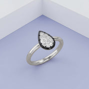 Georgian Solitaire Engagement Ring 1 Carat Lab Grown Diamond