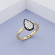 Georgian Solitaire Engagement Ring 1 Carat Lab Grown Diamond