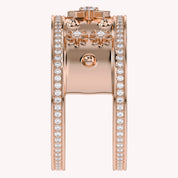 0.40 CT Round Cut Lab Grown Diamond Oura Ring Jacket