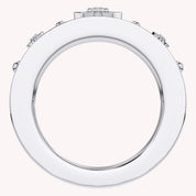 0.40 CT Round Cut Lab Grown Diamond Oura Ring Jacket