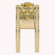 0.40 CT Round Cut Lab Grown Diamond Oura Ring Jacket
