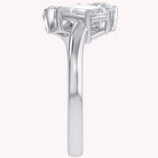 2.15 CTTW Lab Grown Diamond Toi et Moi Three stone Ring