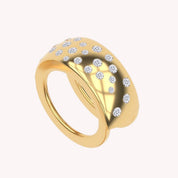 Lab Created Moissanite Luxury Oura Jacket Ring
